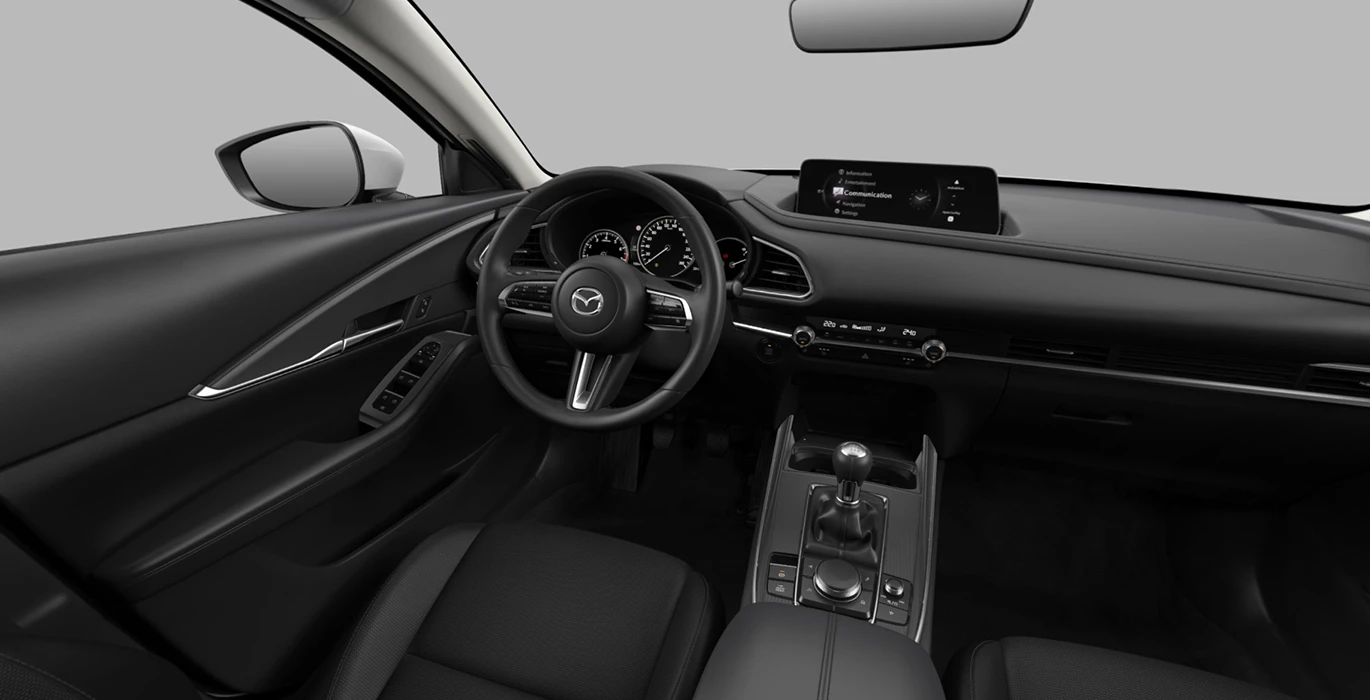 MAZDA CX 30 2.5 e SkyACT G MHEV 140cv Centre Line II interior delantera | Crazy Renting
