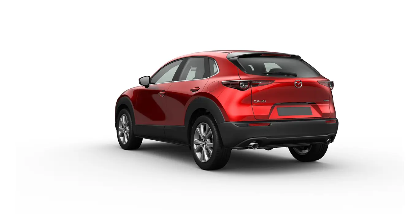 MAZDA CX 30 2.5L e SYACTIV G MHEV 103kW AT Centre line trasera rojo | Crazy Renting