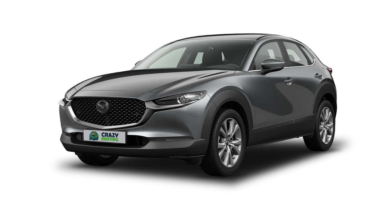 MAZDA CX 30 e SKYACT G MHEV Centre Line II sin fondo principal gris crazy | Crazy Renting