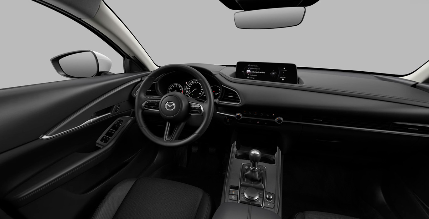 MAZDA CX 30 e SYACTIV G MHEV Centre line interior delantera | Crazy Renting