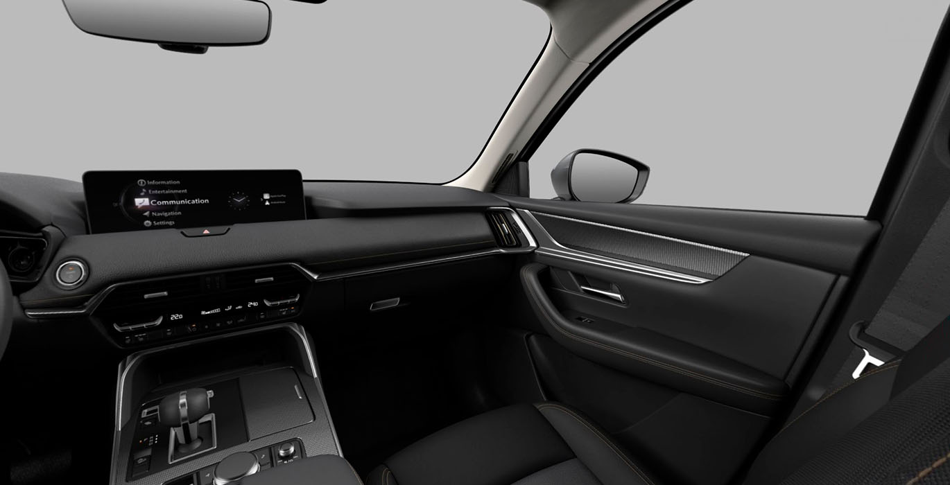 MAZDA CX 60 e Skyactiv PHEV AWD Exclusive Line interior delantera II | Crazy Renting