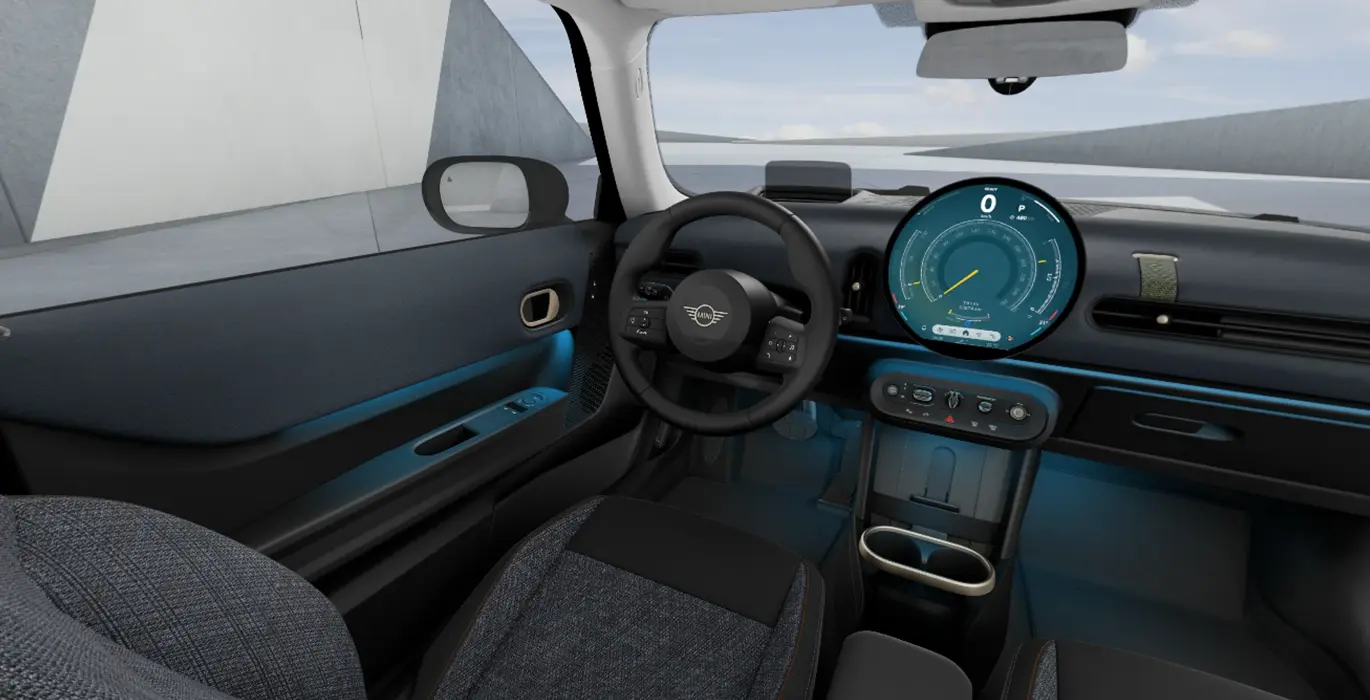 MINI Cooper C Essential interior delantera | Crazy Renting