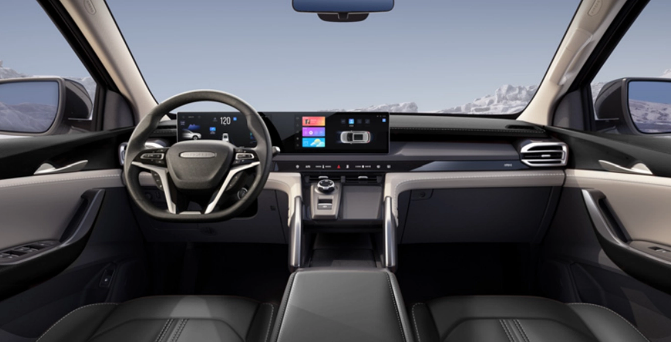 Maxus T60 MAX interior delantera | Crazy Renting