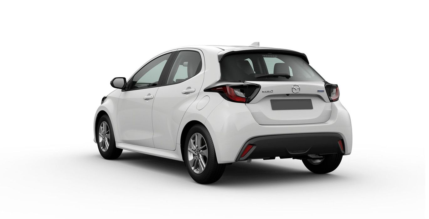 Mazda 2 Hybrid Centre Line exterior trasera | Crazy Renting