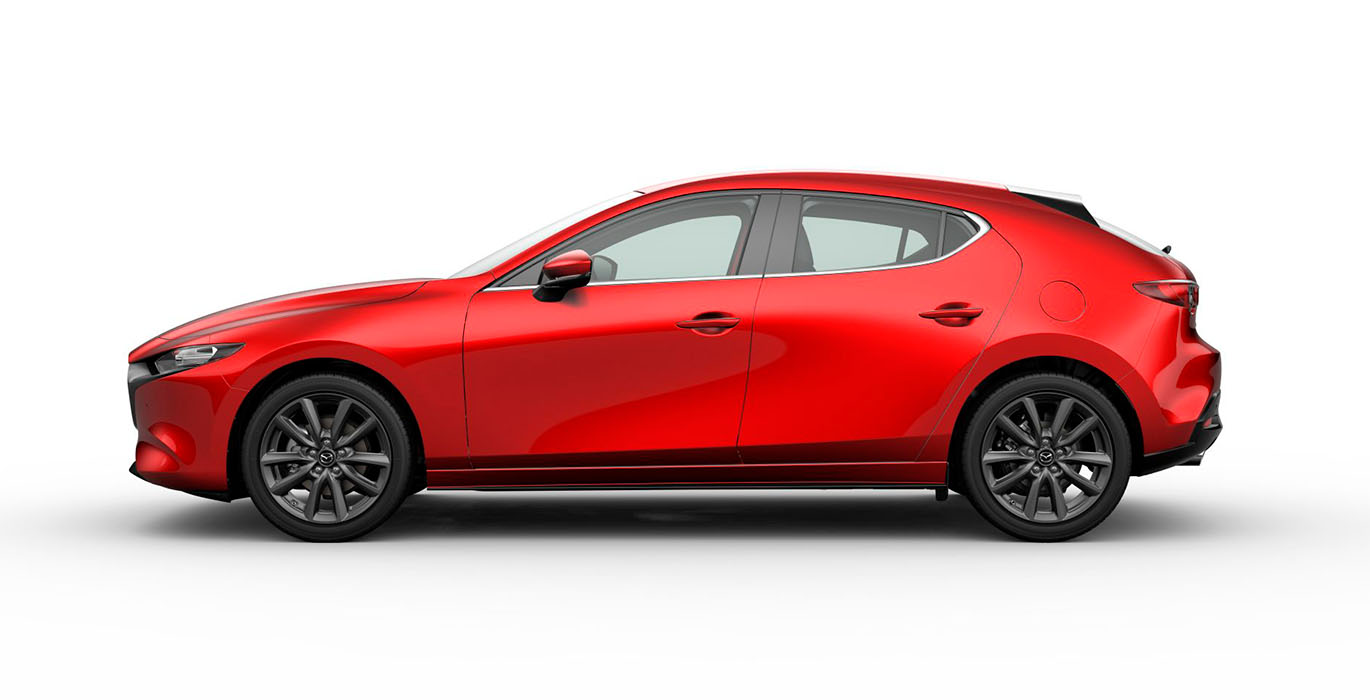 Mazda 3 E Sky G MHEV Centre Line lateral | Crazy Renting