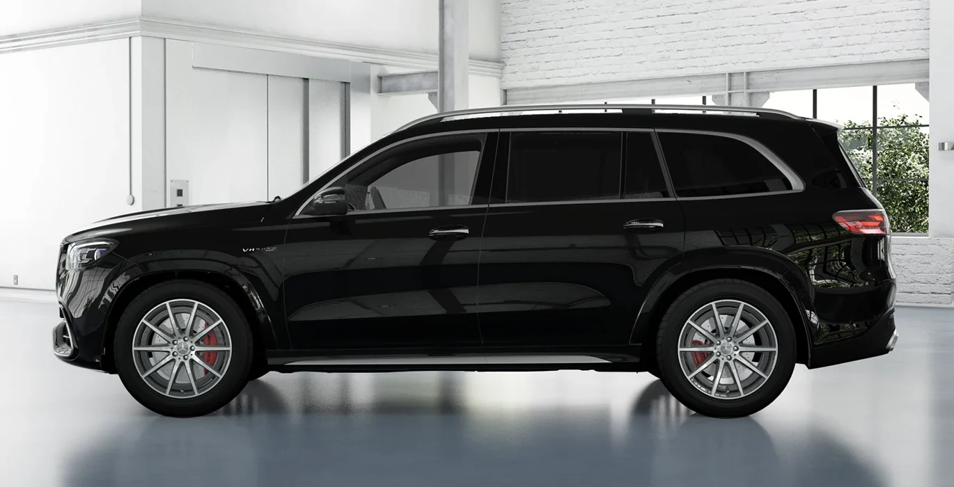 Mercedes AMG GLS 63 4MATIC lateral | Crazy Renting