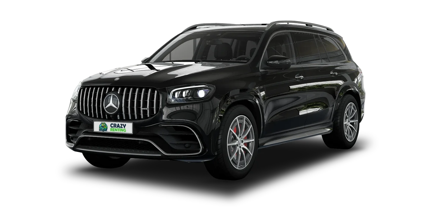 Mercedes AMG GLS 63 4MATIC sin fondo principal crazy | Crazy Renting