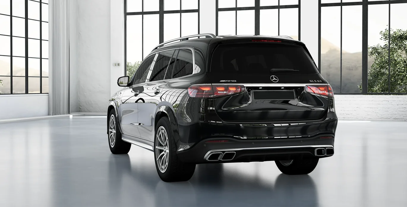 Mercedes AMG GLS 63 4MATIC trasera | Crazy Renting