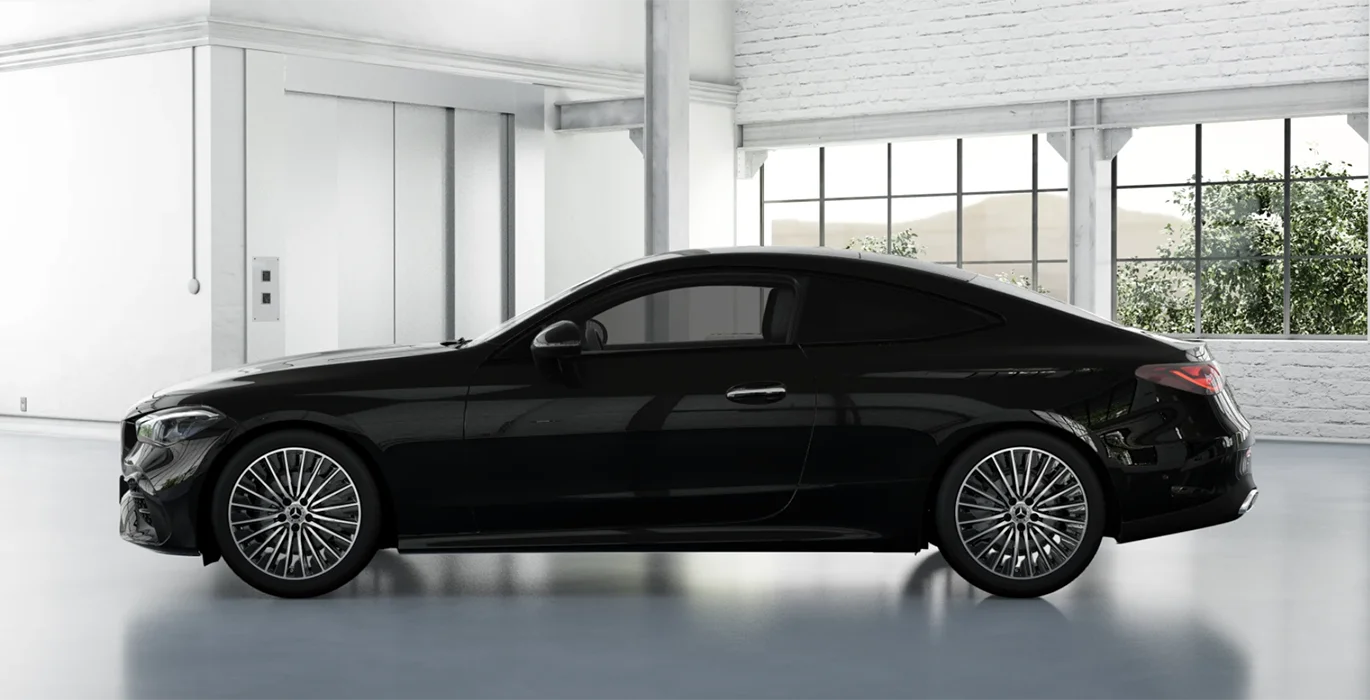 Mercedes Benz CLE 220d Coupe lateral | Crazy Renting