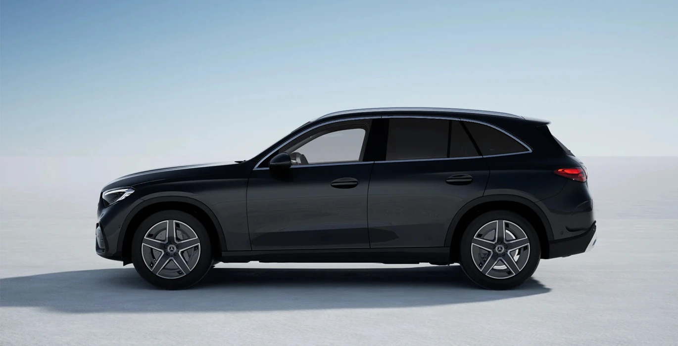 Mercedes Benz GLC 200 4MATIC lateral gris | Crazy Renting