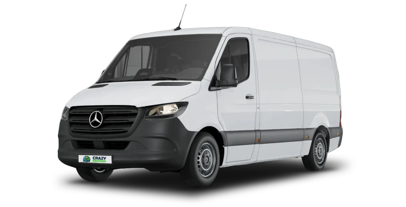 Mercedes Benz Sprinter 315 CDI Medio Pro sin fondo principal crazy | Crazy Renting