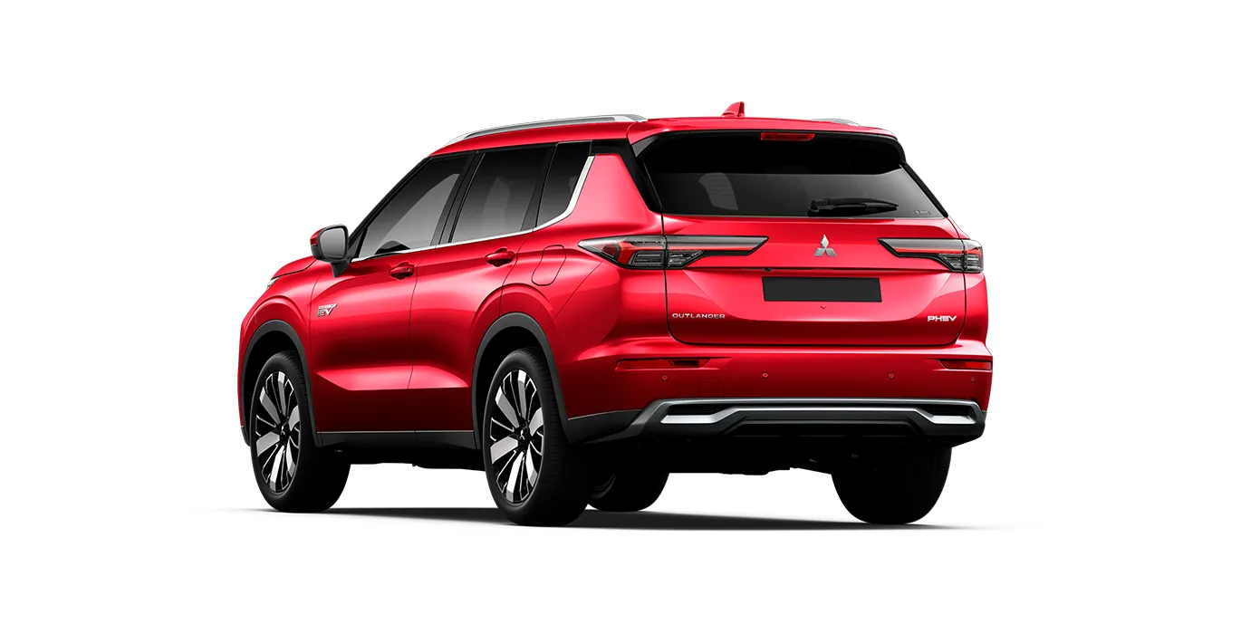 Mitsubishi Outlander PHEV Kaiteki 4WD 306CV 2 Mitsubishi Outlander PHEV Kaiteki 4WD 306CV trasera rojo | Crazy Renting