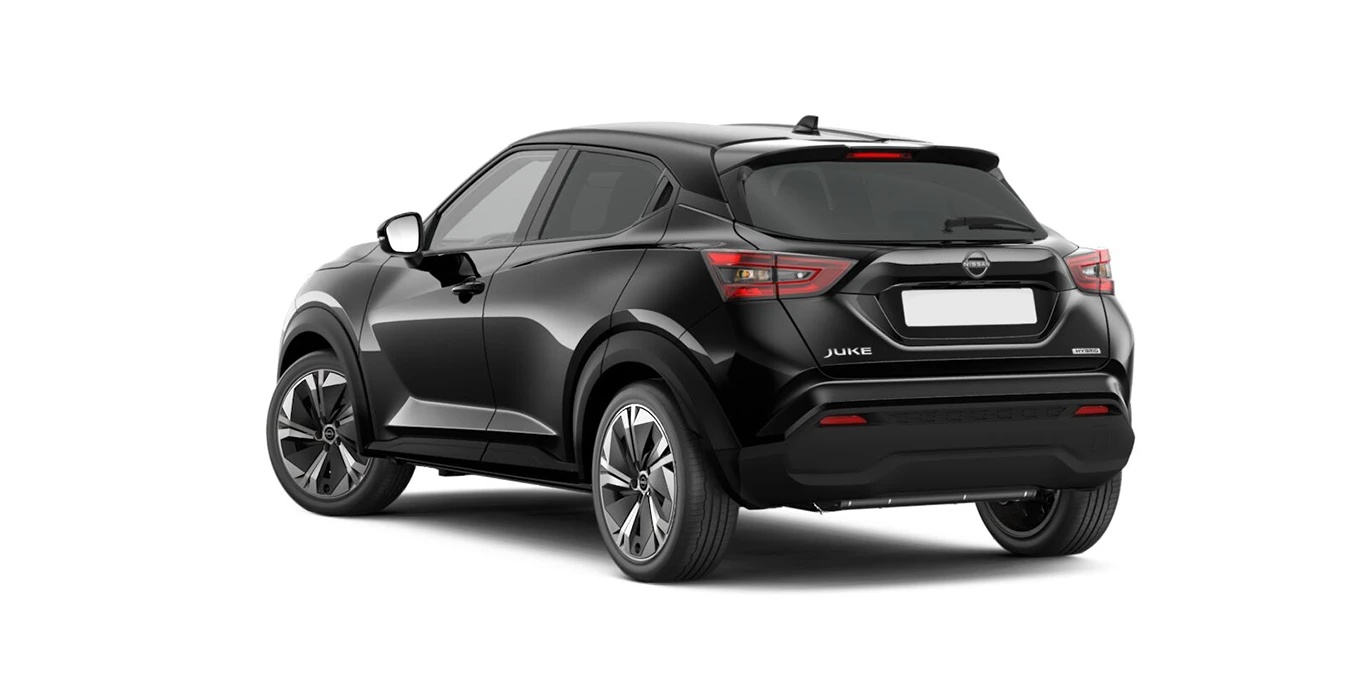 NISSAN JUKE HYBRID N CONNECTA 145CV AUT. trasera negro | Crazy Renting