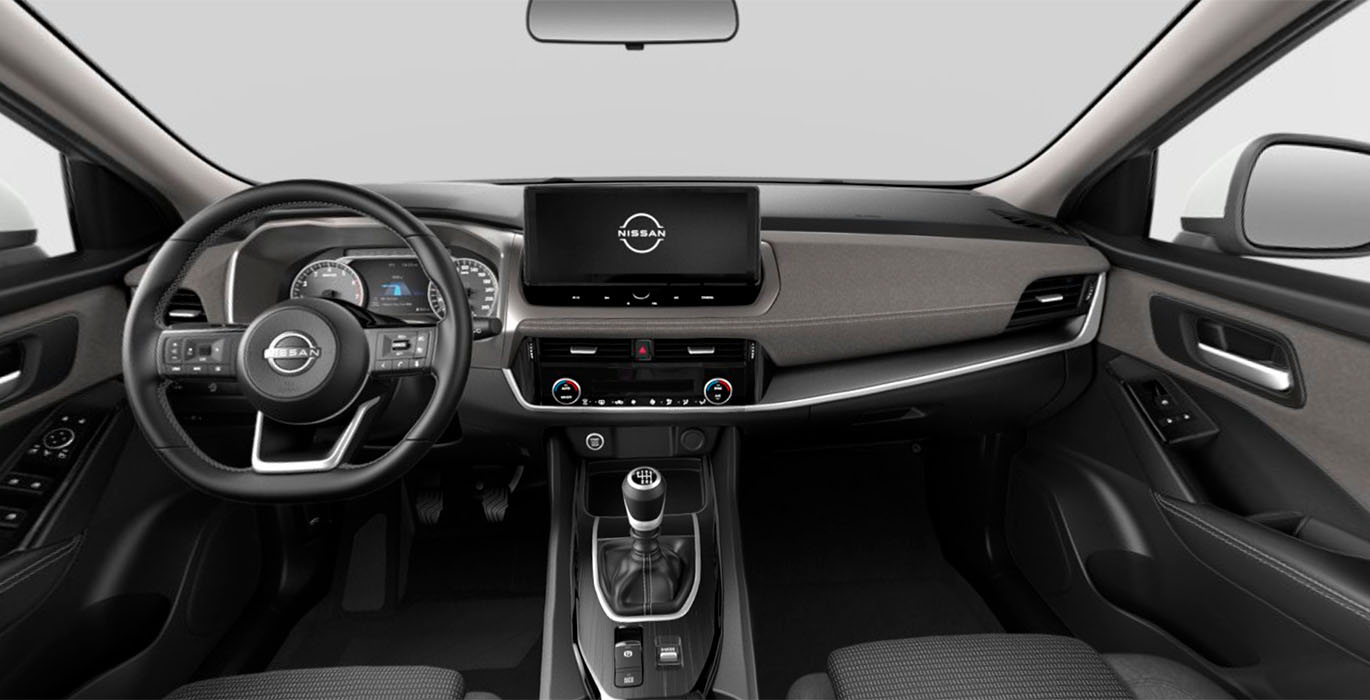 NISSAN Qashqai Acenta DIG T MHEV 4x2 interior delantera 2 | Crazy Renting