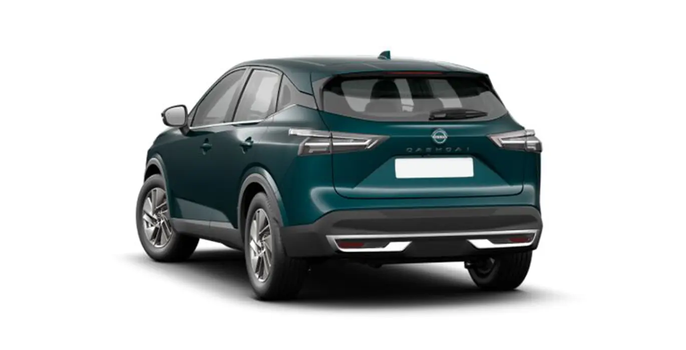 NISSAN Qashqai DIG T 103kW 140CV MHEV 4x2 Acenta Deep Blue Ocean trasera | Crazy Renting