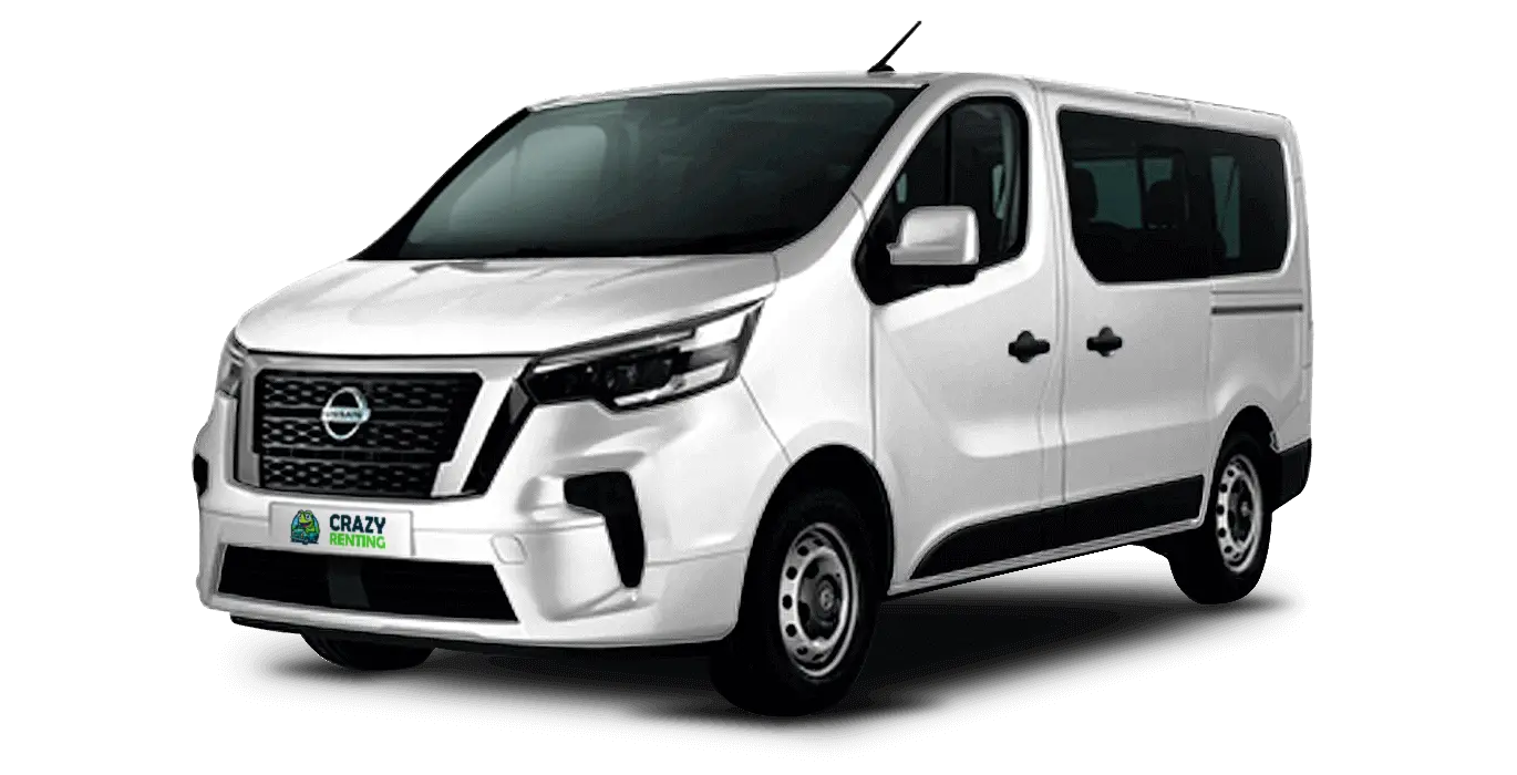 Nissan Primastar Combi 9 L2H1 N Connecta 150CV sin fondo principal crazy | Crazy Renting