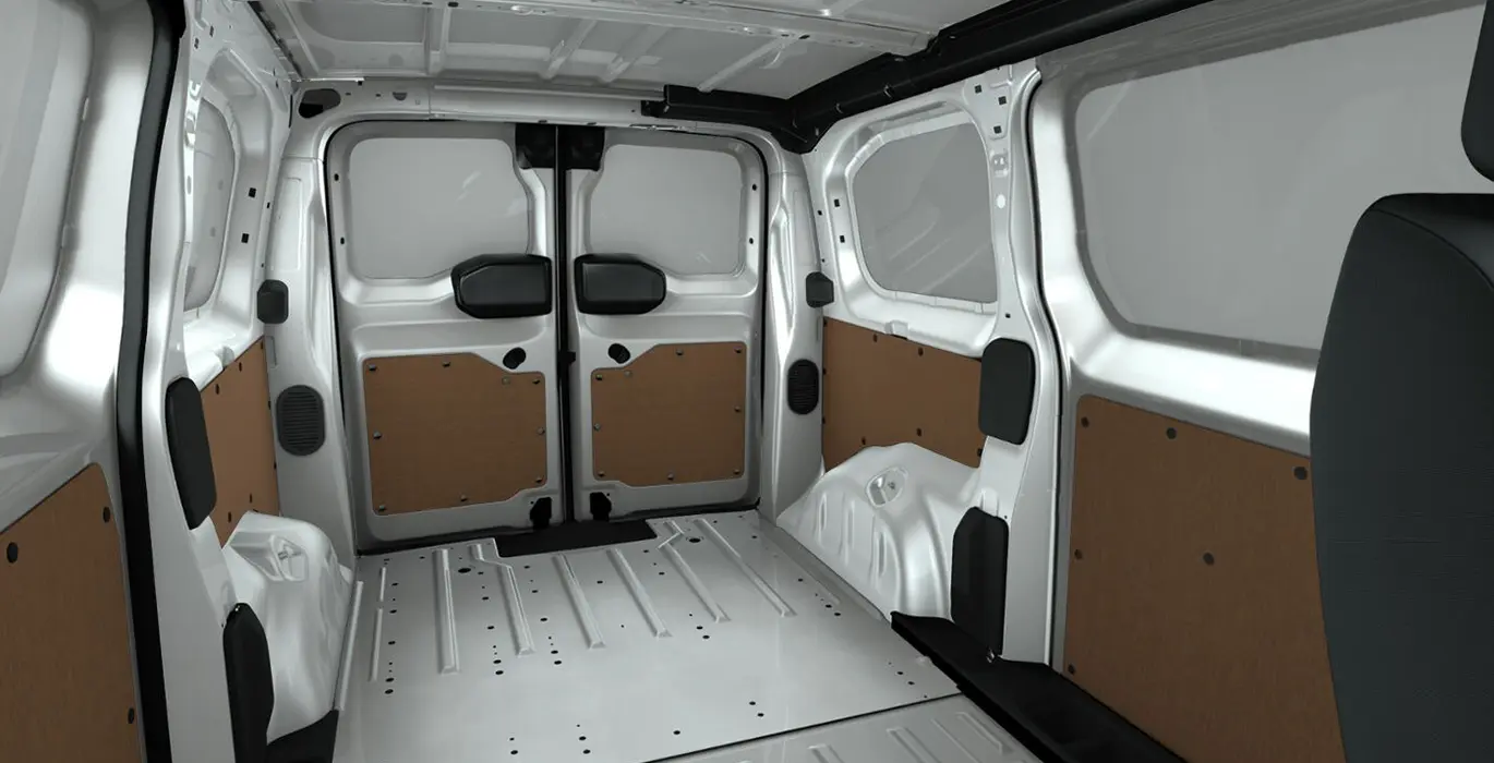 Opel Vivaro Furgon Electric 100kW Bateria 75 kWh VU interior trasera | Crazy Renting