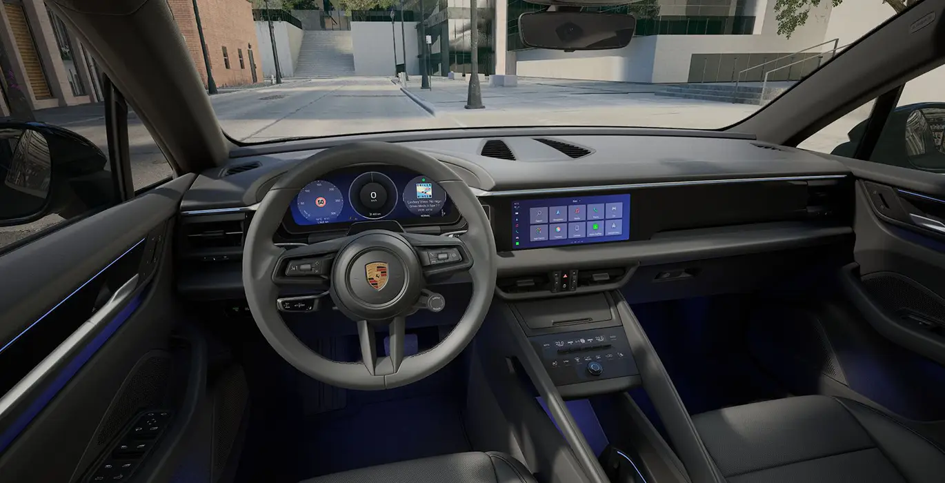 Porsche Macan interior delantera | Crazy Renting