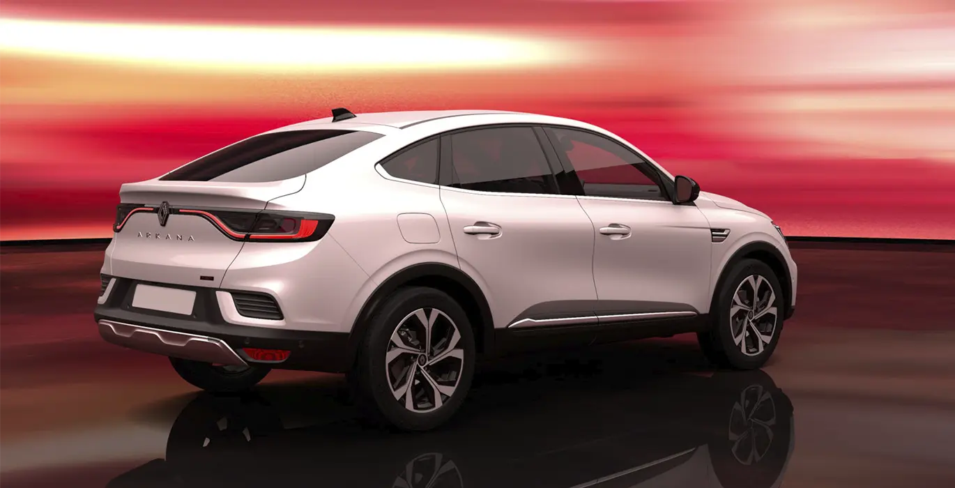 RENAULT Arkana Techno E Tech Full Hybrid trasera | Crazy Renting
