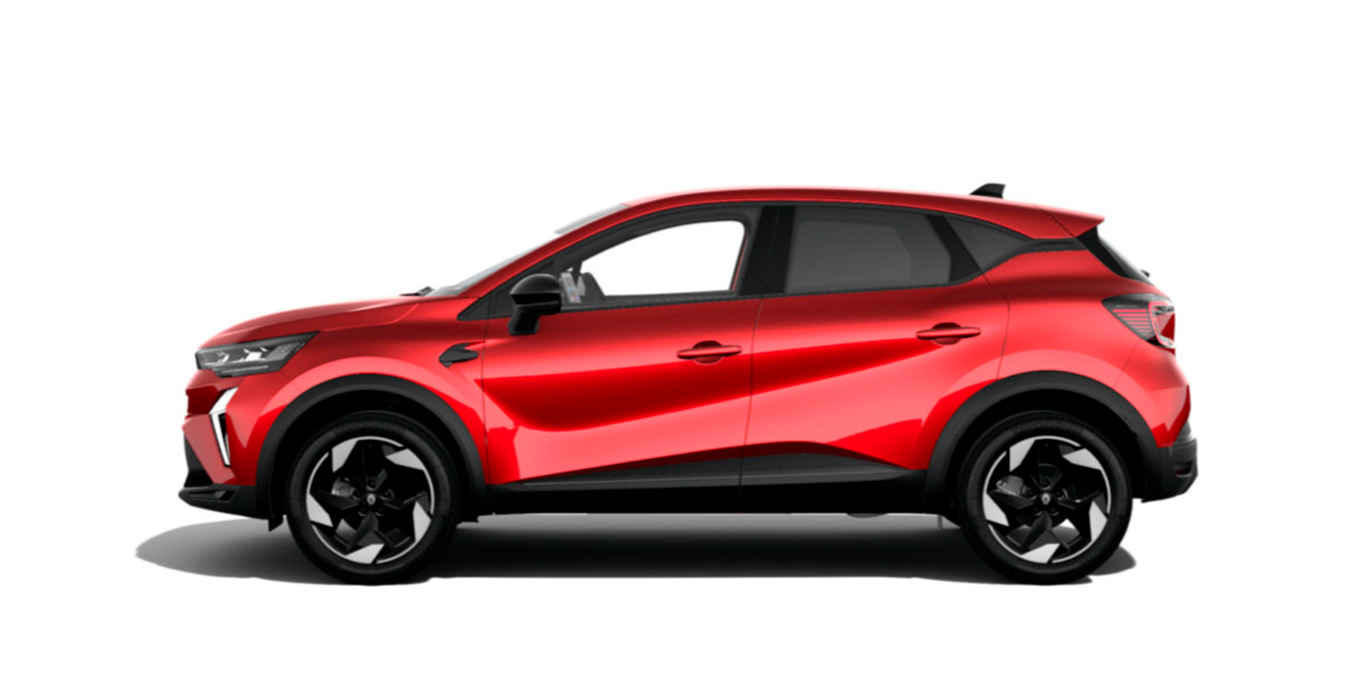 RENAULT CAPTUR TECNHO TCE EDC MHEV exterior perfil | Crazy Renting