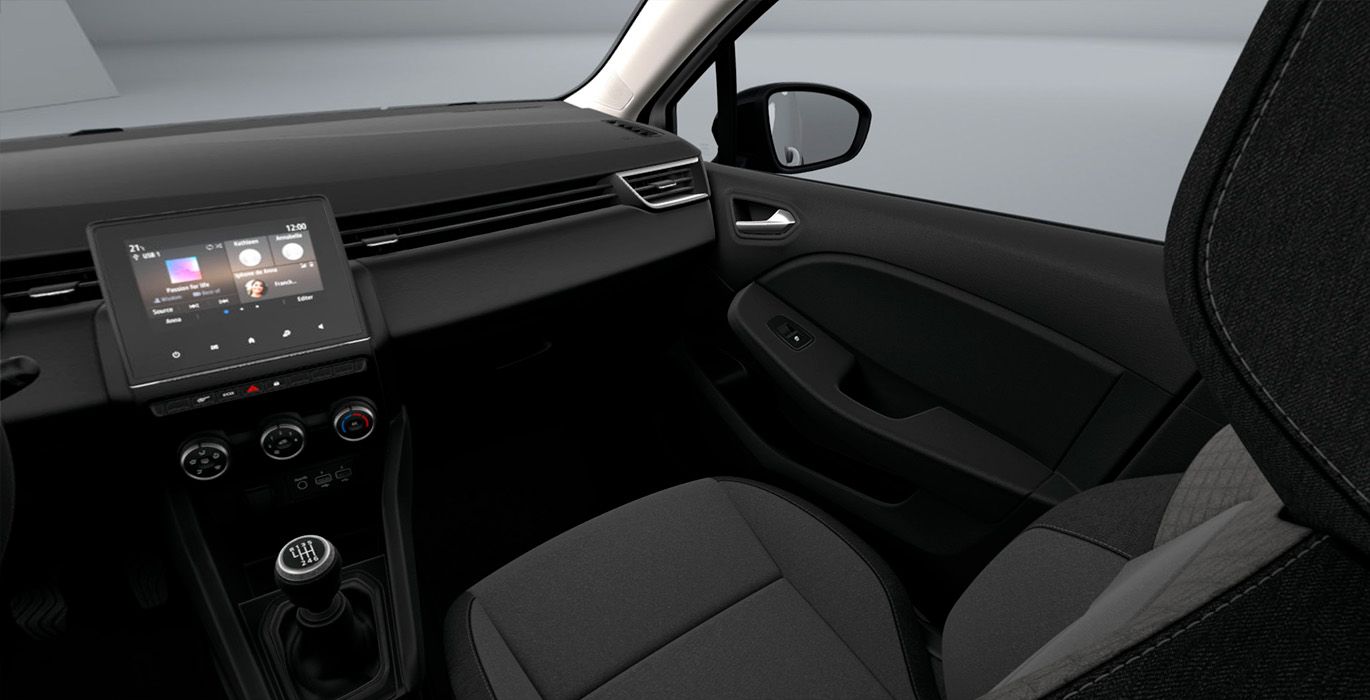 RENAULT CLIO 1.5DCI EVOLUTION 100CV 3 RENAULT CLIO DCi Evolution interior delantera 2 | Crazy Renting