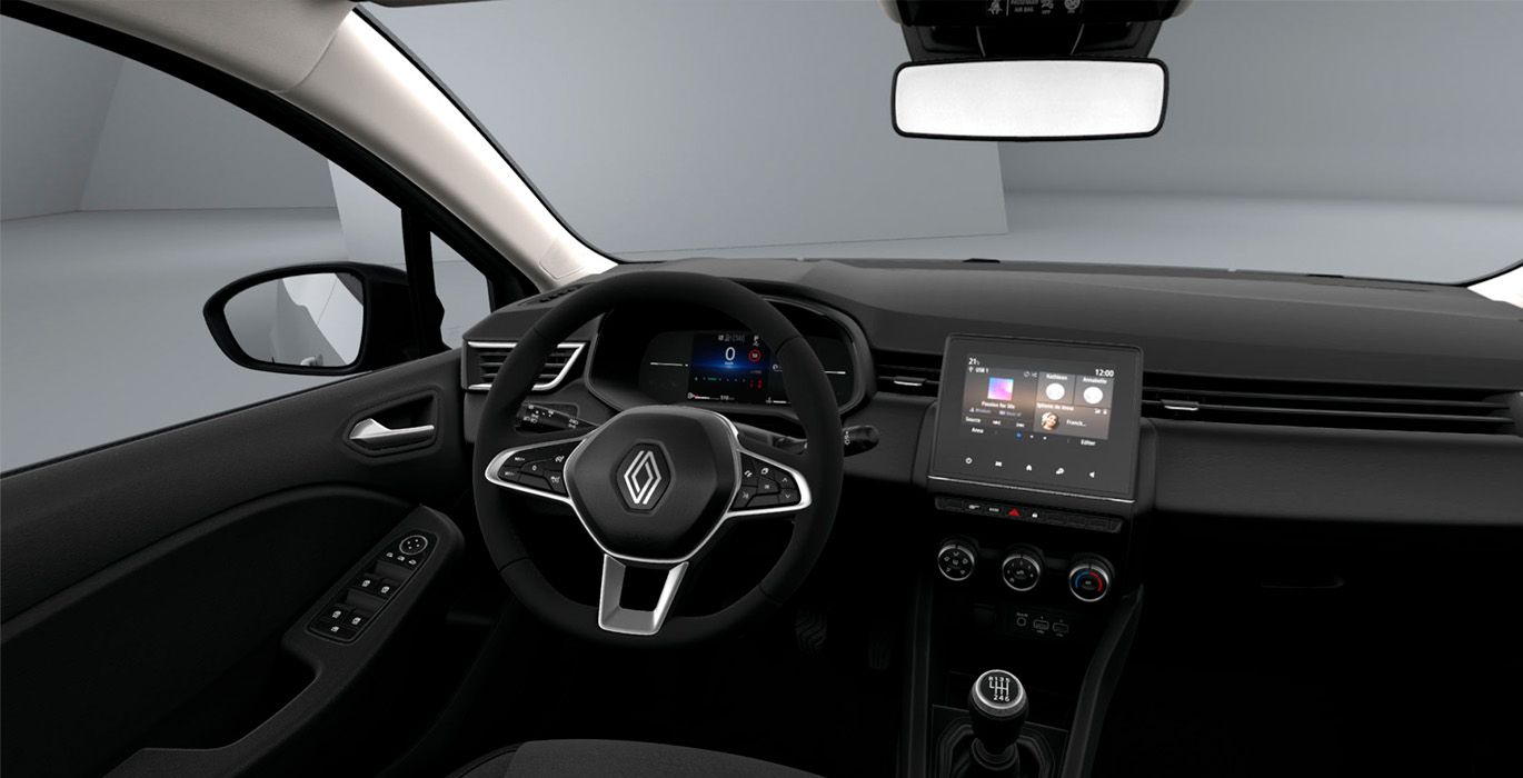 RENAULT CLIO 1.5DCI EVOLUTION 100CV 2 RENAULT CLIO DCi Evolution interior delantera | Crazy Renting