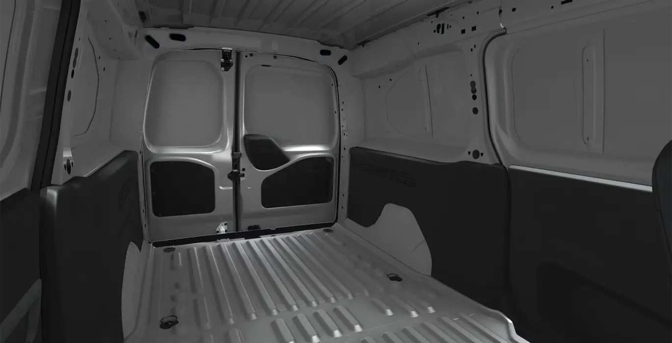 RENAULT Kangoo Furgon L1 1.5 Blue DCi 70kW interior trasera | Crazy Renting