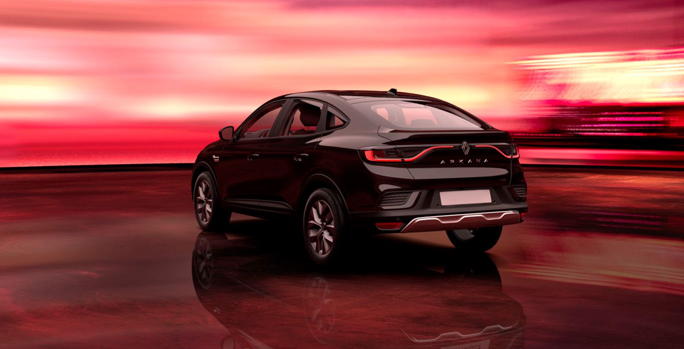 RENAULT Arkana E-Tech Full Hybrid Evolution 3 Renault Arkana E Tech Full Hybrid Evolution exterior trasera | Crazy Renting