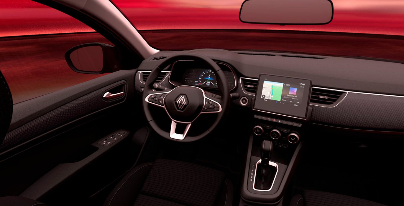 Renault Arkana E Tech Full Hybrid Evolution interior delantera | Crazy Renting