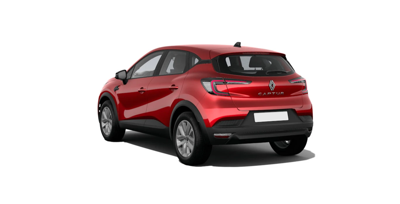 Renault Captur Evolution ECO G 120CV rojo trasera | Crazy Renting