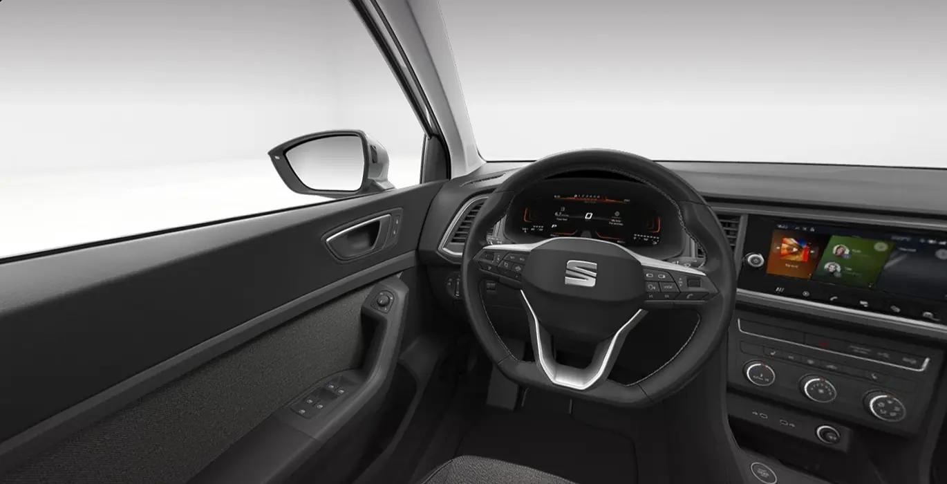 SEAT Ateca 2.0 TDI 110kW (150CV) DSG Style XL 2 SEAT Ateca 2.0 TDI 110kW 150CV DSG Style XL interior delantera | Crazy Renting