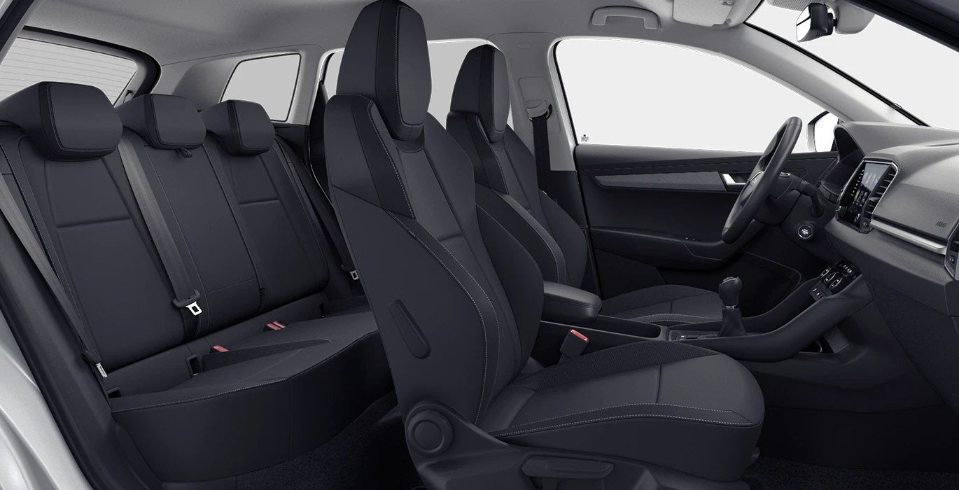 SKODA Karoq 2.0 TDI 85kW 115CV Selection CW interior trasera | Crazy Renting