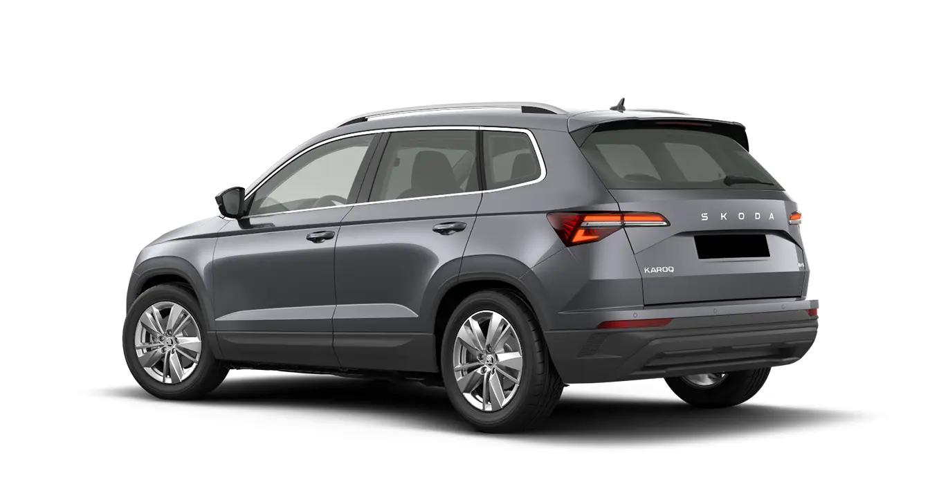 SKODA Karoq Selection 2.0 TDI 150cv 4x4 DSG gris trasera | Crazy Renting