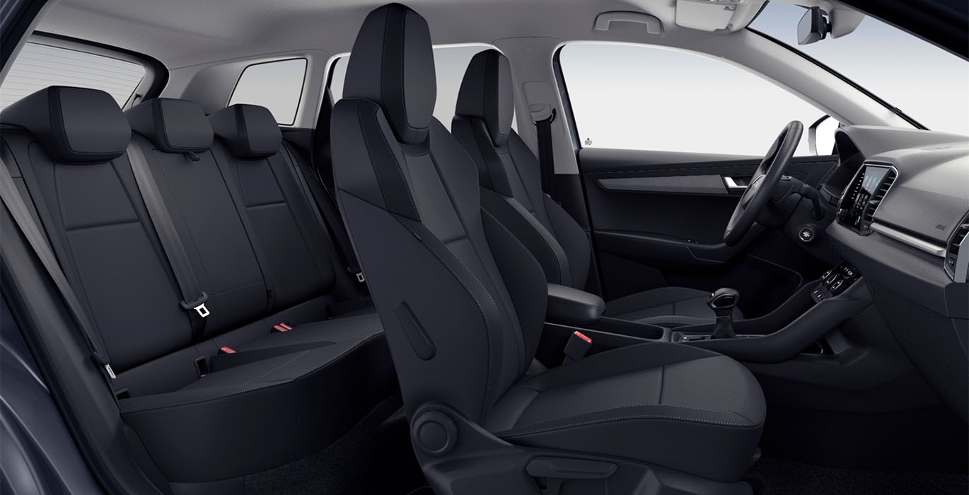 SKODA Karoq Selection 2.0 TDI DSG interior delantera II | Crazy Renting