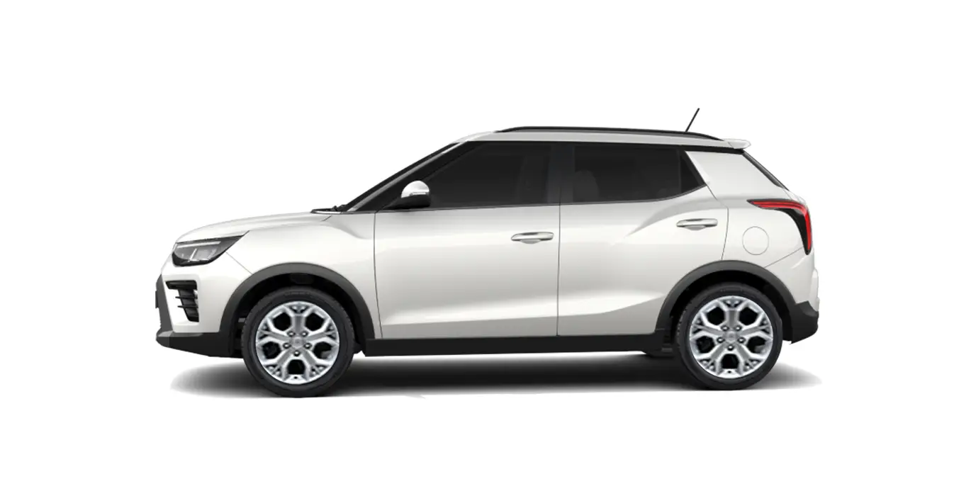 SSANGYONG Tivoli G15 Urban Plus 4x2 blanco lateral | Crazy Renting