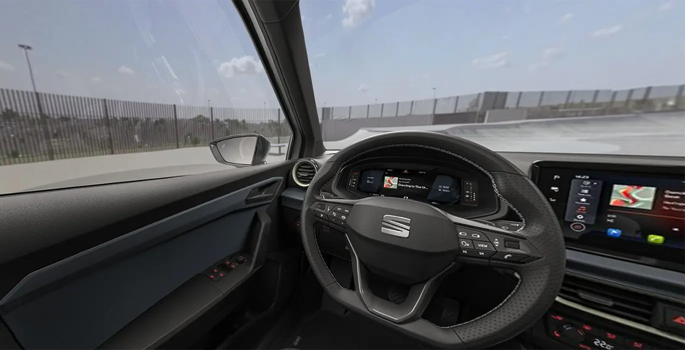 Seat Arona 1.0 TSI St&Sp Style Plus - Canarias 5 Seat Arona 1.0 TSI 85kW 115CV StartStop Style interior delantera | Crazy Renting