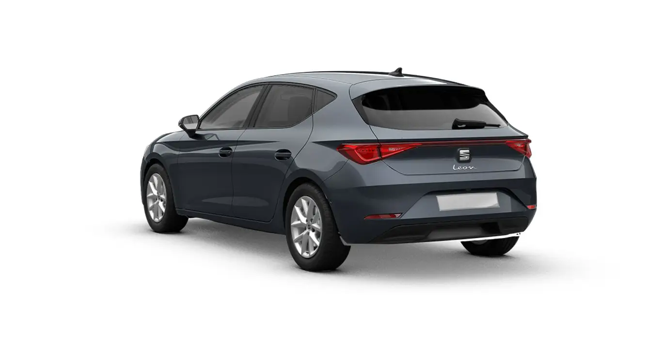 Seat Leon 1.5 eTSI 115CV DSG Style XL trasera gris oscuro | Crazy Renting