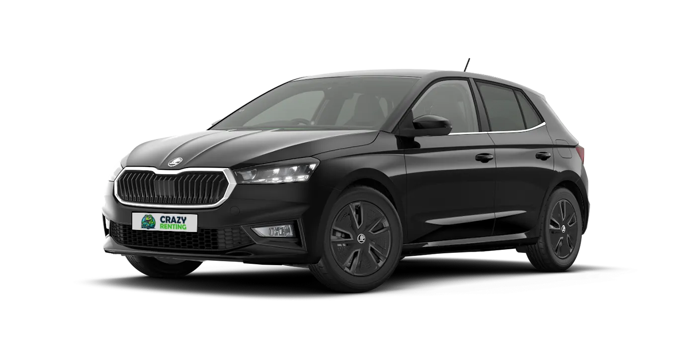 Skoda Fabia 1.5 TSI 110kW 150CV DSG Plus sin fondo principal negro crazy | Crazy Renting