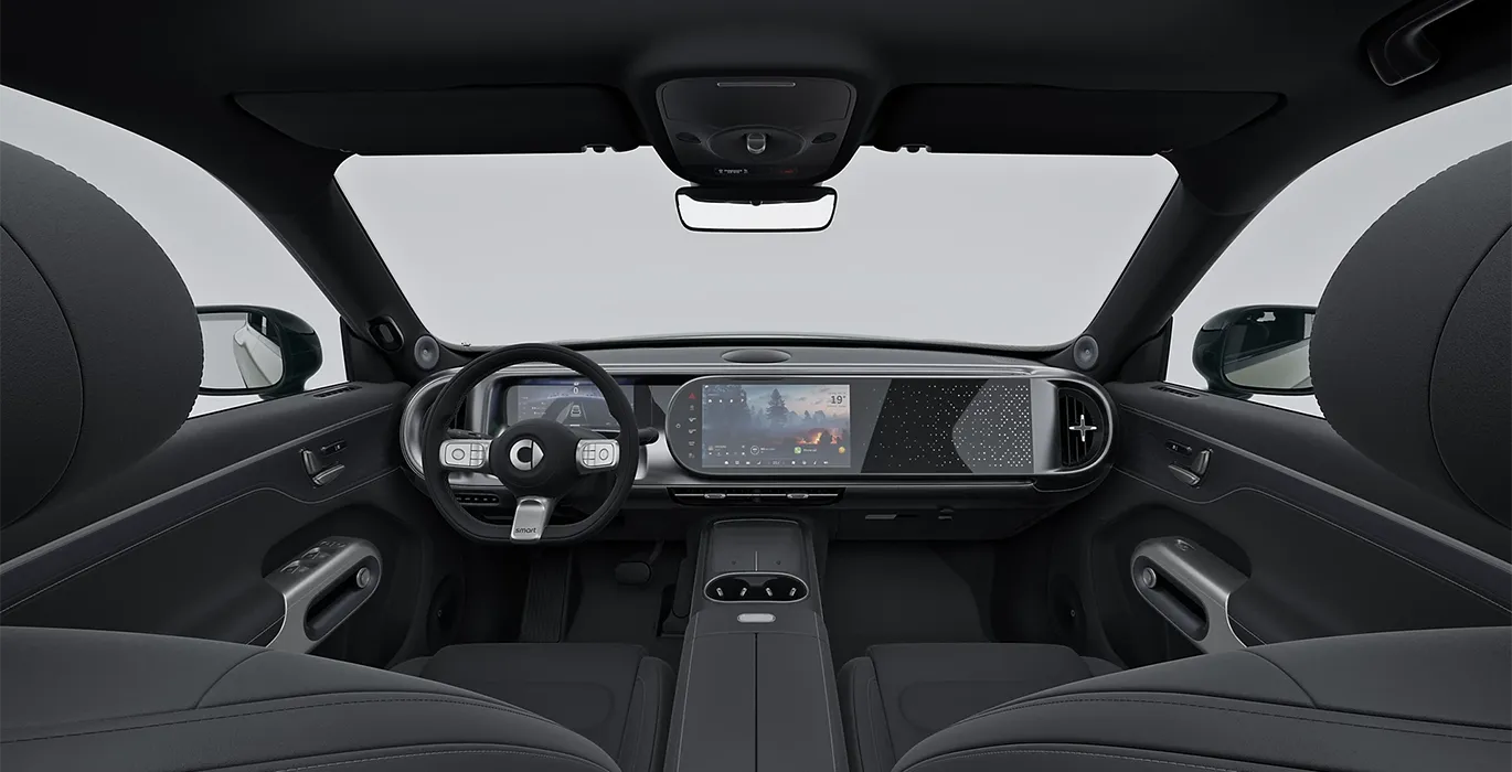 Smart 5 Pro interior delantera | Crazy Renting