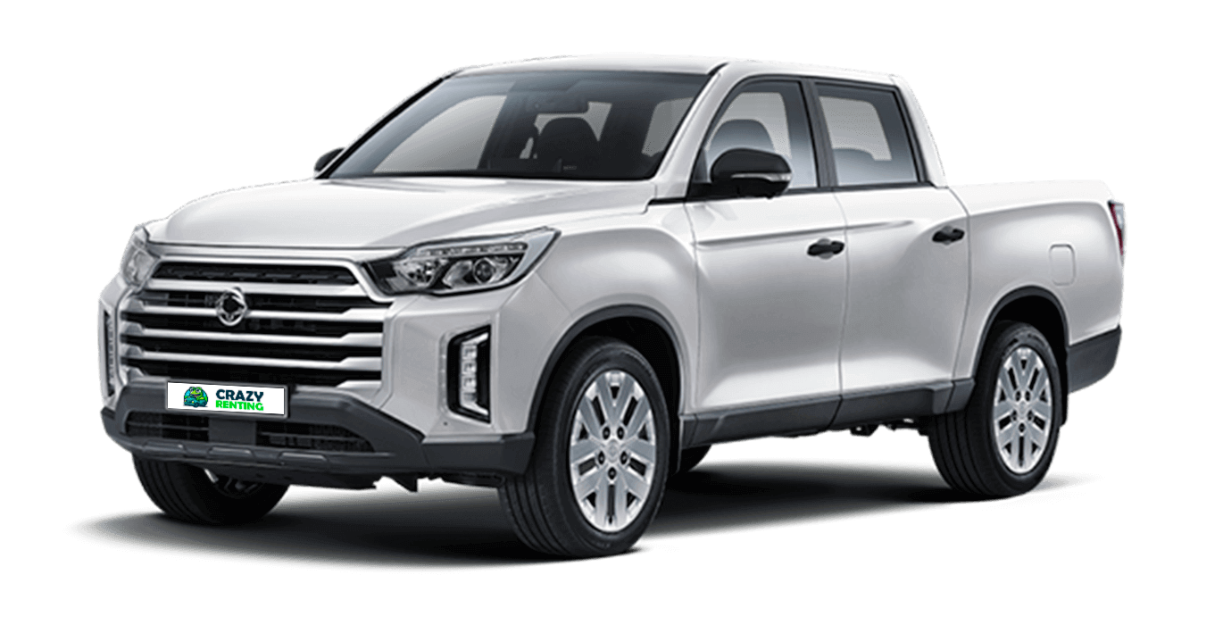 SsangYong Musso Sports D22 DTR Pro 4X4 MT sin fondo principal crazy renting | Crazy Renting