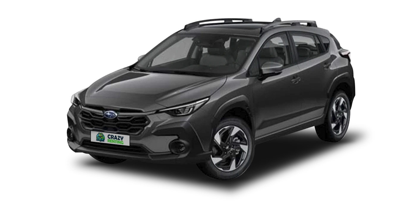 Subaru Crosstrek 2.0i Hybrid Field CVT sin fondo principal gris oscuro crazy | Crazy Renting