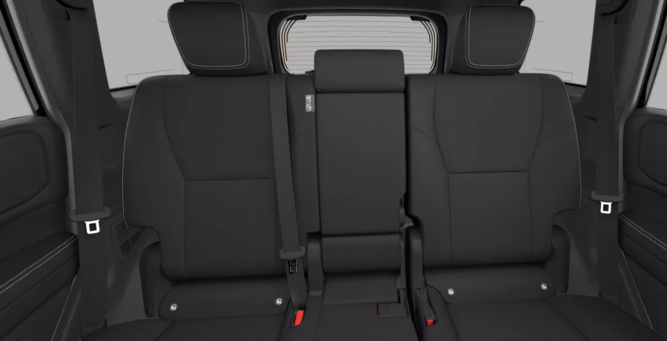 Toyota Land Cruiser 250 Hybrid 48V VX 6 Toyota Land Cruiser 250 Hybrid 48V VX interior trasera | Crazy Renting