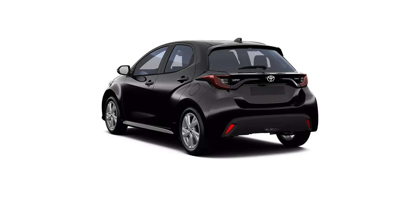 Toyota Yaris 120H 116CV Active trasera negro | Crazy Renting