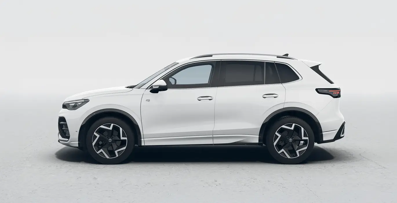 Volkswagen Tiguan R Line 1.5 eTSI 110kW DSG lateral | Crazy Renting