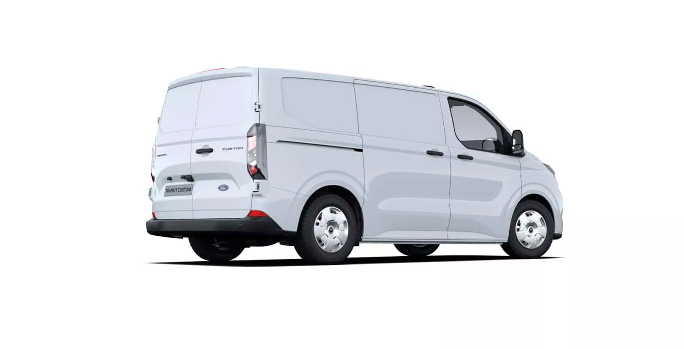 ford transit custom van trend trasera | Crazy Renting