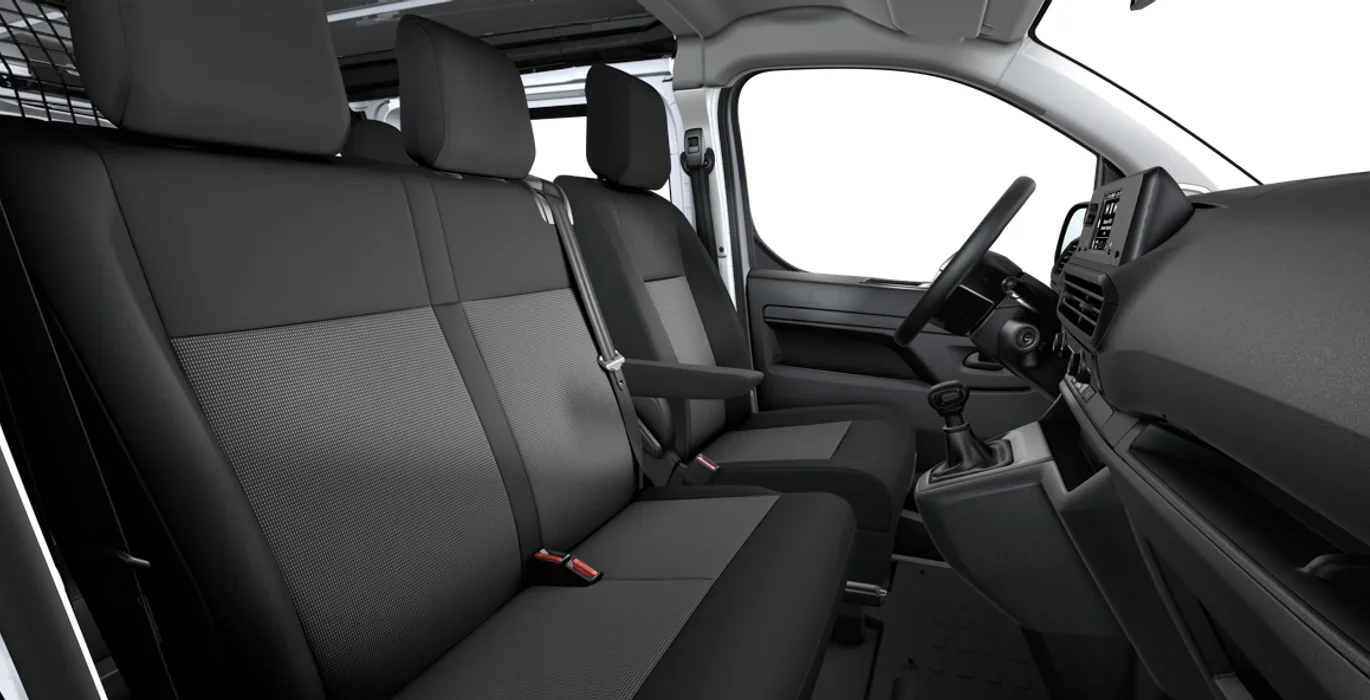 CITROEN Jumpy Doble Cabina Plegable Talla M BlueHDi 120 SS interior delantera II | Crazy Renting