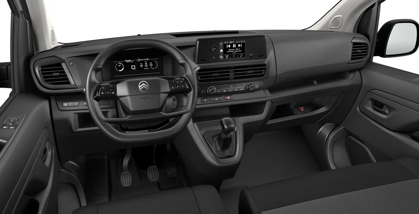 CITROEN Jumpy Doble Cabina Plegable Talla M BlueHDi 120 SS interior delantera | Crazy Renting