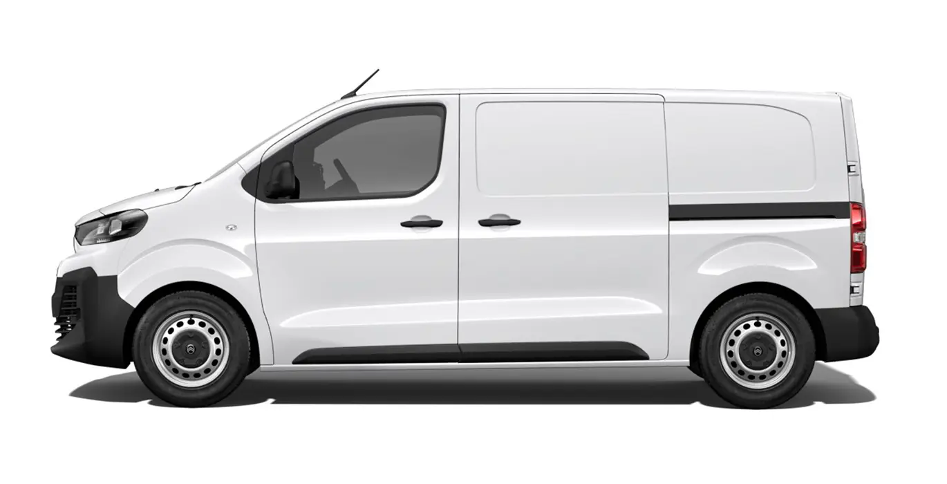 CITROEN Jumpy Furgón Talla M BlueHDi 120 S&S 3 CITROEN Jumpy Furgon Talla M BlueHDi SS lateral | Crazy Renting
