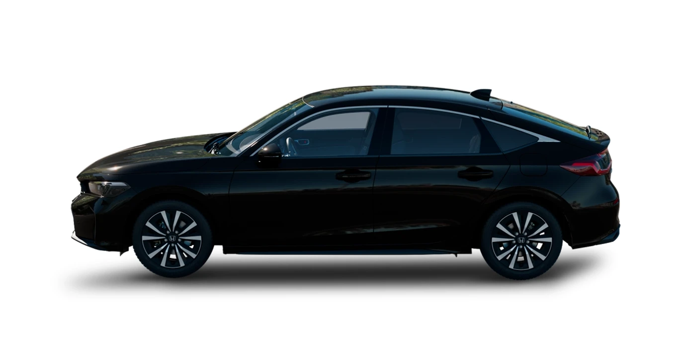 HONDA Civic 2.0 i MMD Elegance 184CV lateral negro | Crazy Renting