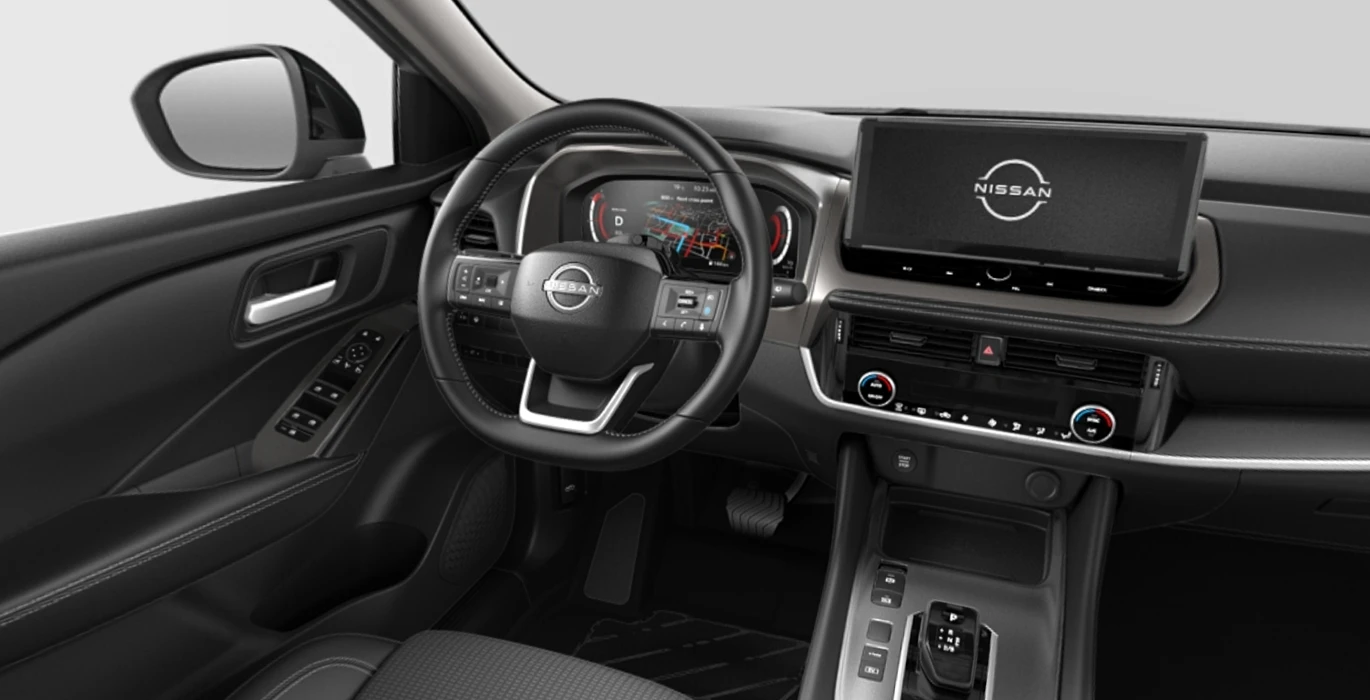 Nissan Qashqai e POWER Gen3 140kW 190CV N CONNECTA interior delantera | Crazy Renting